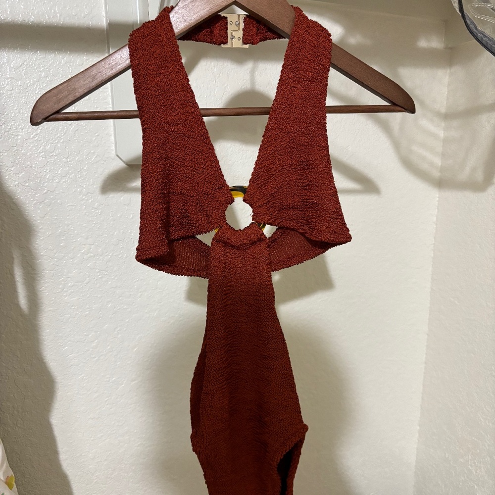 Hunza G Ursula Halterneck Swimsuit